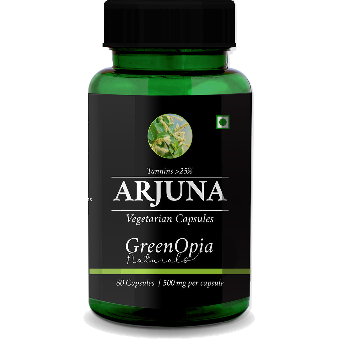 Arjuna Extracts for Healthy Heart Supplement | 60 Vegetarian Capsules