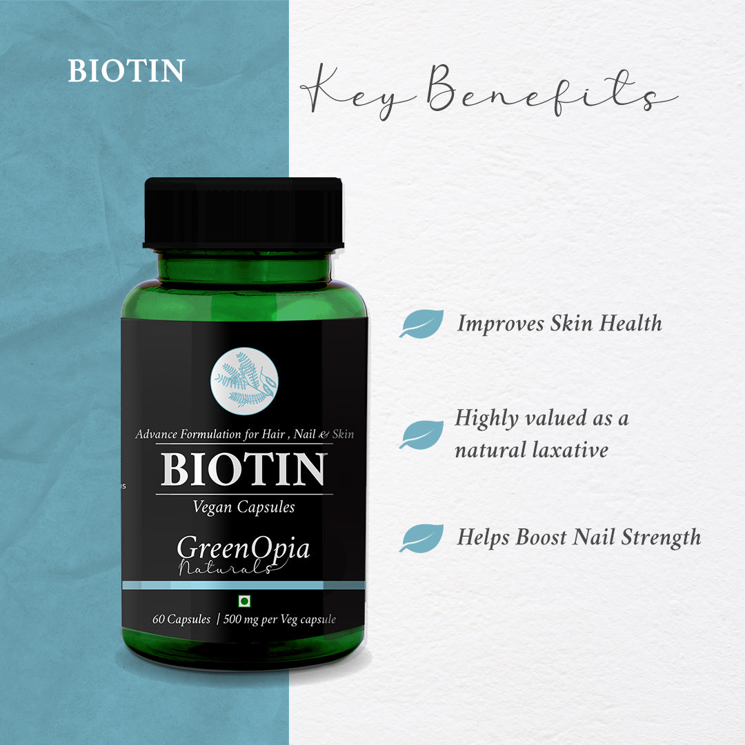 Biotin (10000 mcg) for Healthy Hair, Skin &amp; Nail