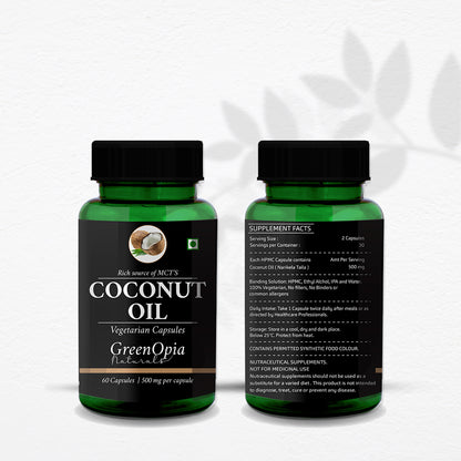 Coconut Oil 60 Vegetarian Capsules