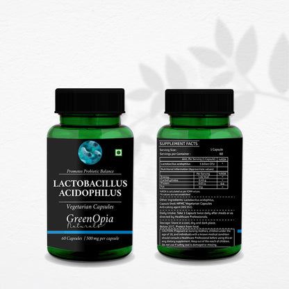 Probiotic Lactobacillus Acidophilus 5 billion CFU 60 Vegetarian Capsules