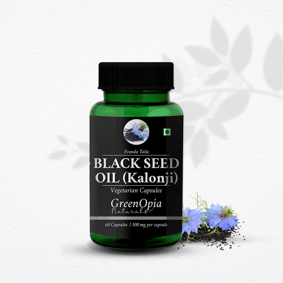 Black Seed Oil Vegan Capsules | Kalonji Oil | Nigella Sativa