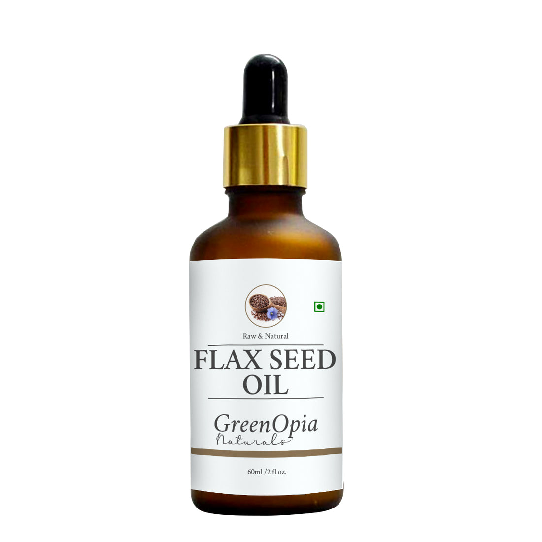 Cold Pressed Flax Seed Oil (60ml)