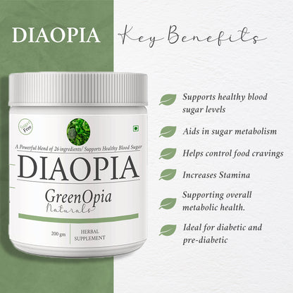 DiaOpia Herbal Supplement for Diabetes Care