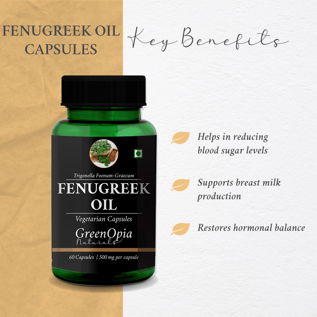 Fenugreek Oil Vegetarian Capsules