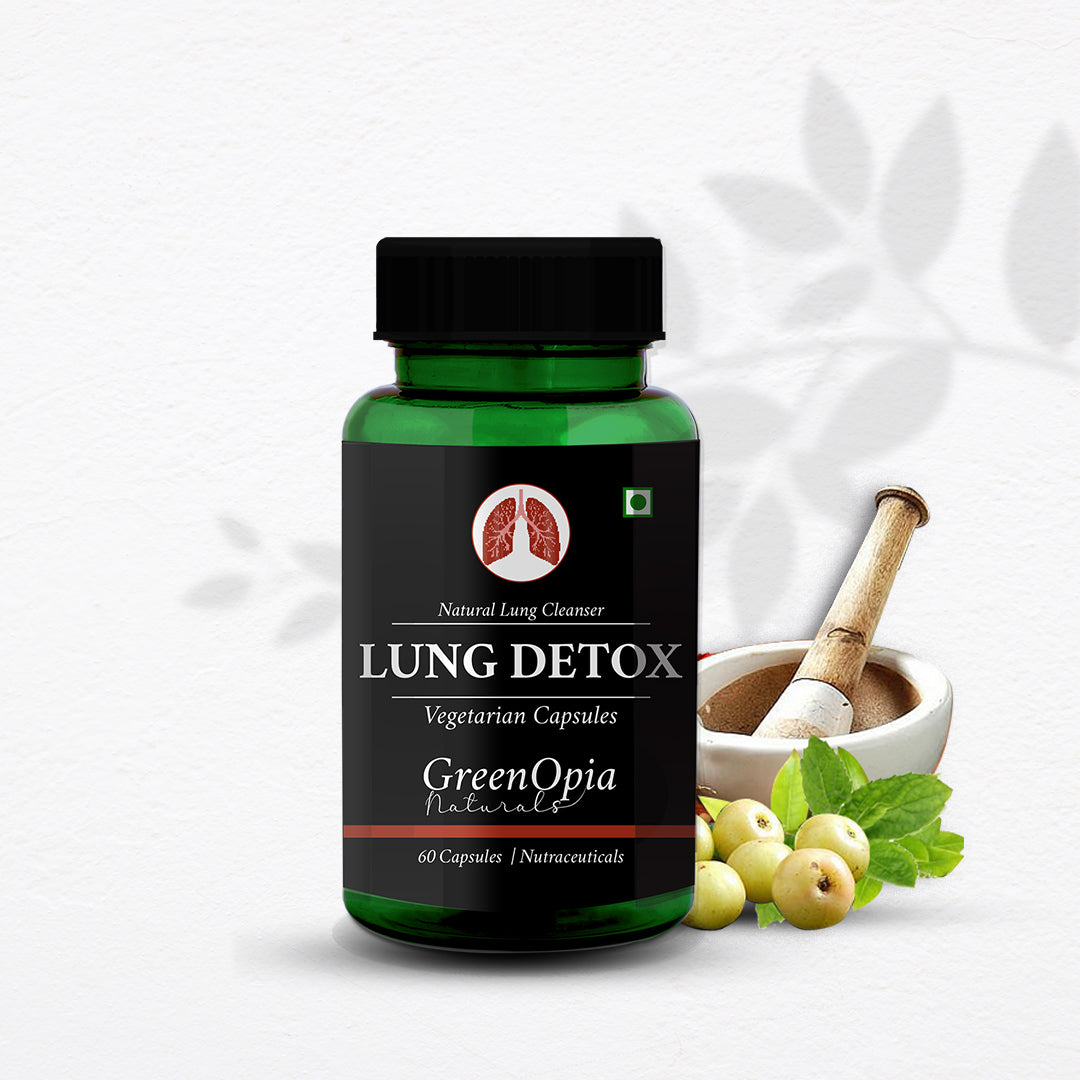 Lung Detox 60 Vegetarian Capsules for healthy lungs