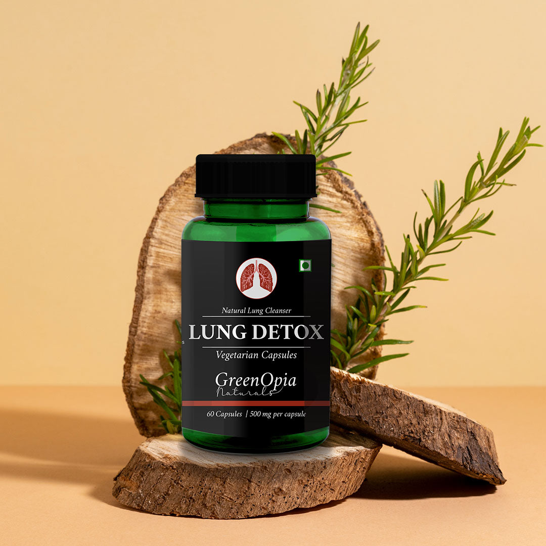 Lung Detox Vegetarian Capsules for healthy lungs