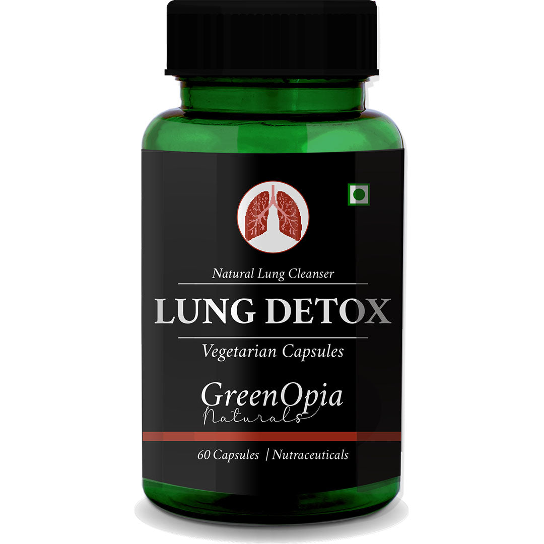 Lung Detox 60 Vegetarian Capsules for healthy lungs