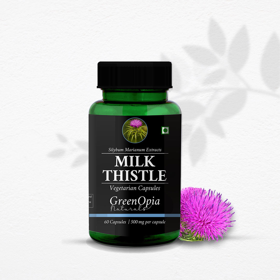 Milk Thistle Vegetarian Capsules for Liver Detox