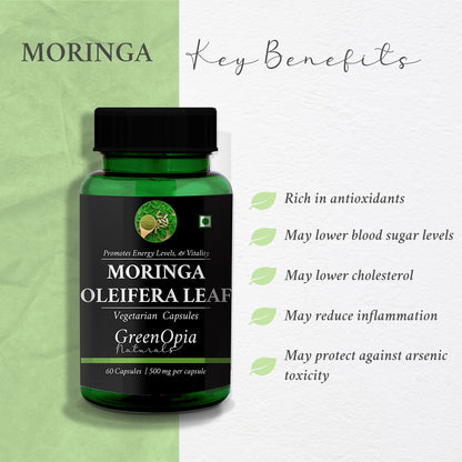 Moringa Oleifera Vegetarian Capsules