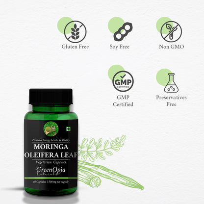 Moringa Oleifera Vegetarian Capsules