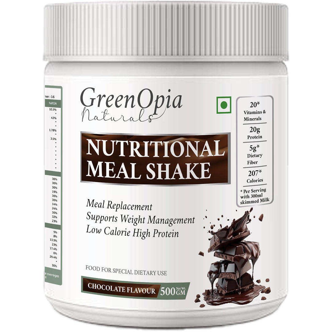 Nutritional Meal Replacement Shake | Weight Management | 20g Protein, 5g Fiber, 207 Calories, 500grams