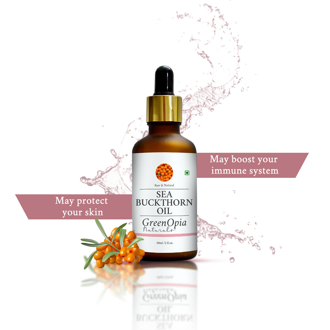 Sea Buckthorn Oil (60ml) | Omega 3, 6, 7 &amp; 9