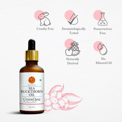 Sea Buckthorn Oil (60ml) | Omega 3, 6, 7 &amp; 9