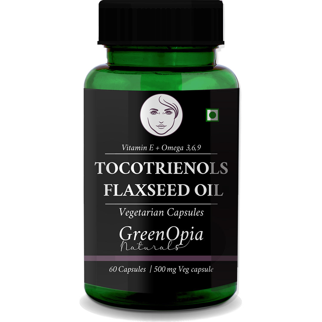 Tocotrienols + Flaxseed Oil 60 Vegetarian Capsules