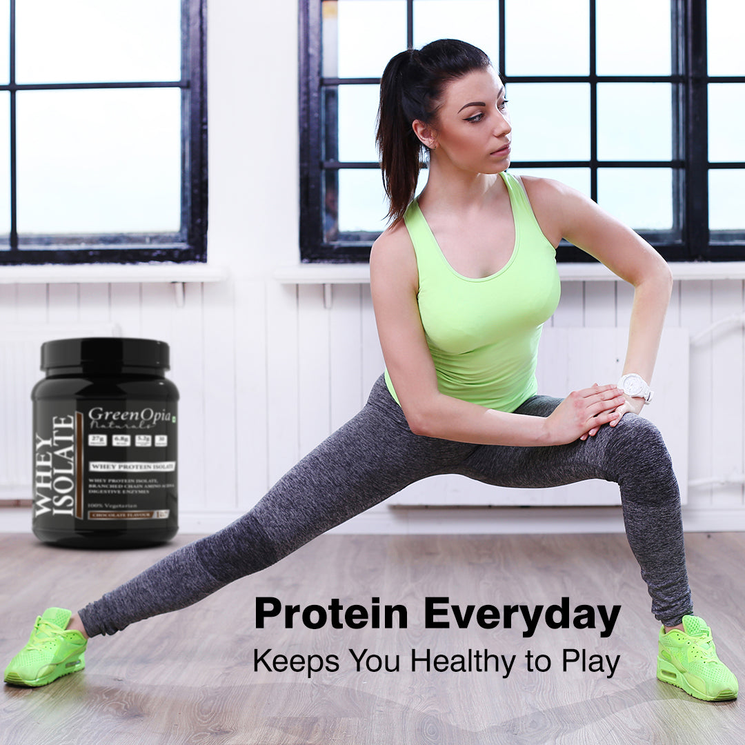 Pure Whey Protein Isolate Powder Supplement | Chocolate Flavor