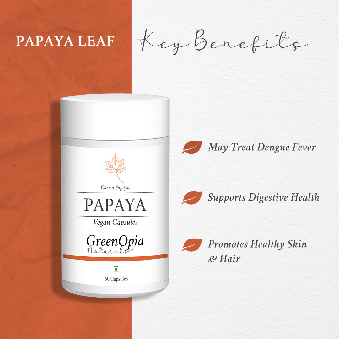 Papaya Leaf Vegetarian Capsules