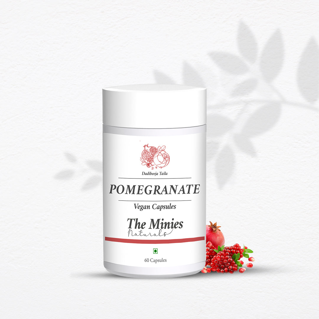 Order Pomegranate Vegan Capsules Online in India | The Minies | The Minies